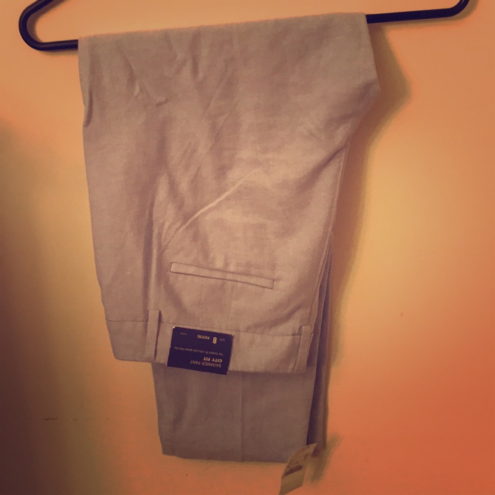 *NEW* J.Crew Petite Skimmer Pant in Cotton Oxford